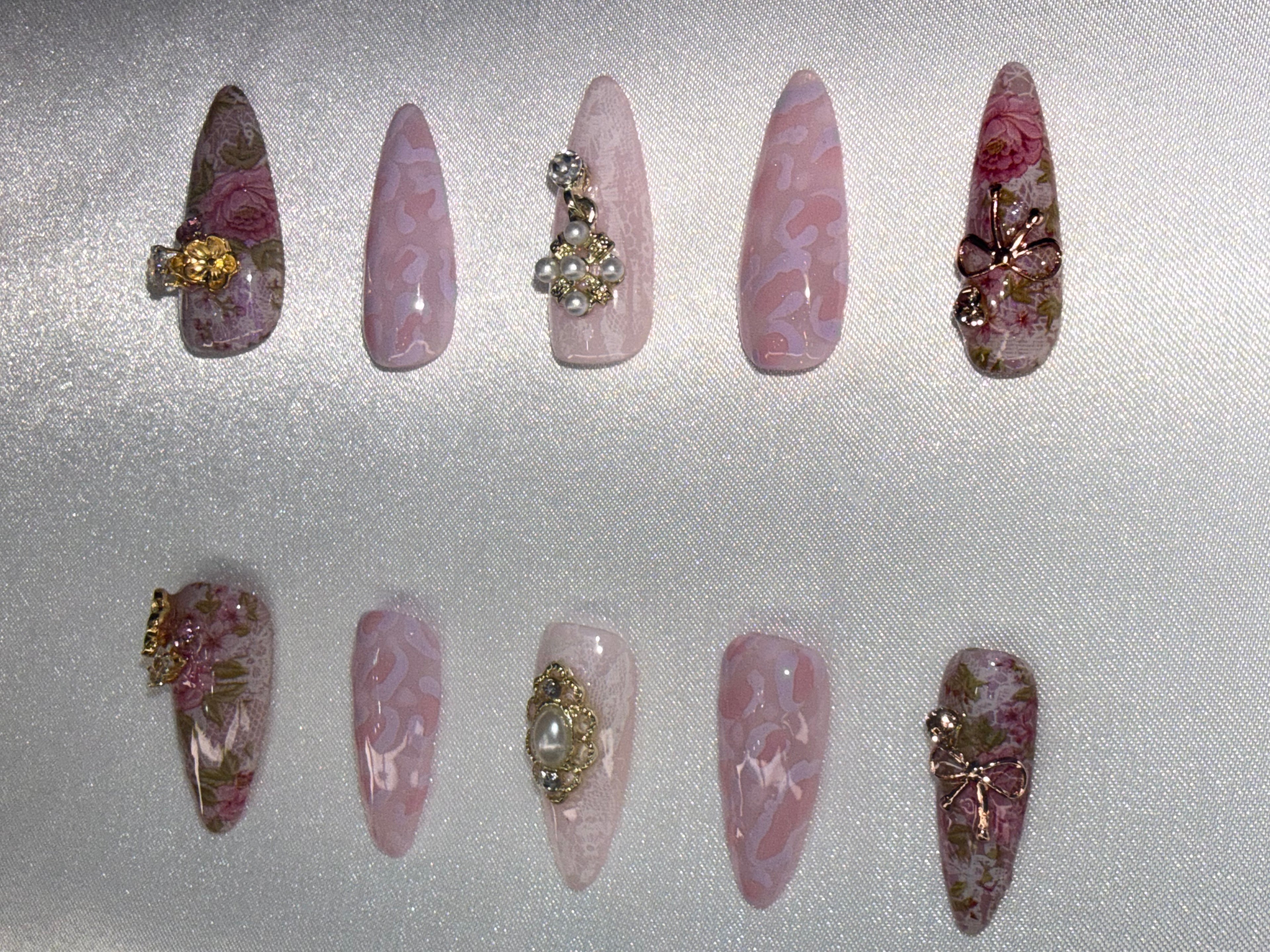 Joli Léopard Rose | Pink Leopard Press On Nails  | Luxury Nails | Animal Print Nails | Handmade Reusable Nails