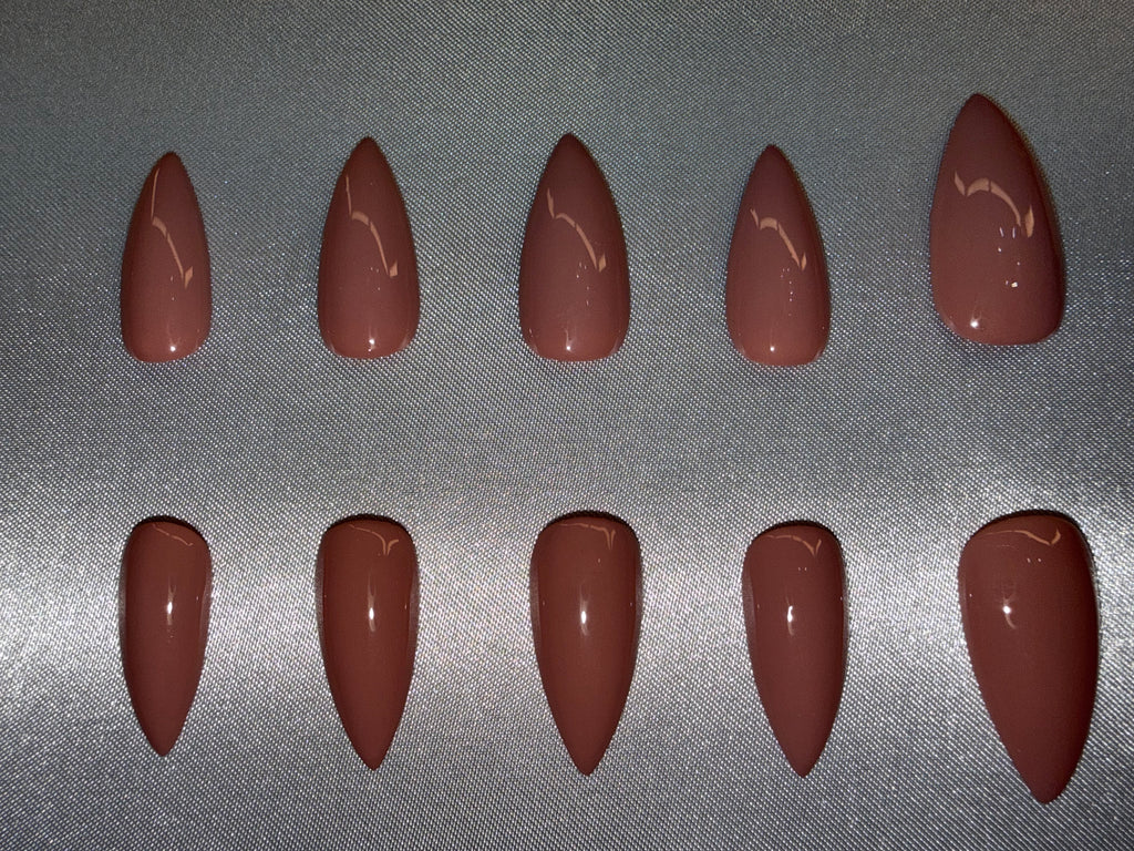 Rosina Élancée™ Warm Rosy Beige Gel Nails | Luxury Neutral Aprés Press-Ons