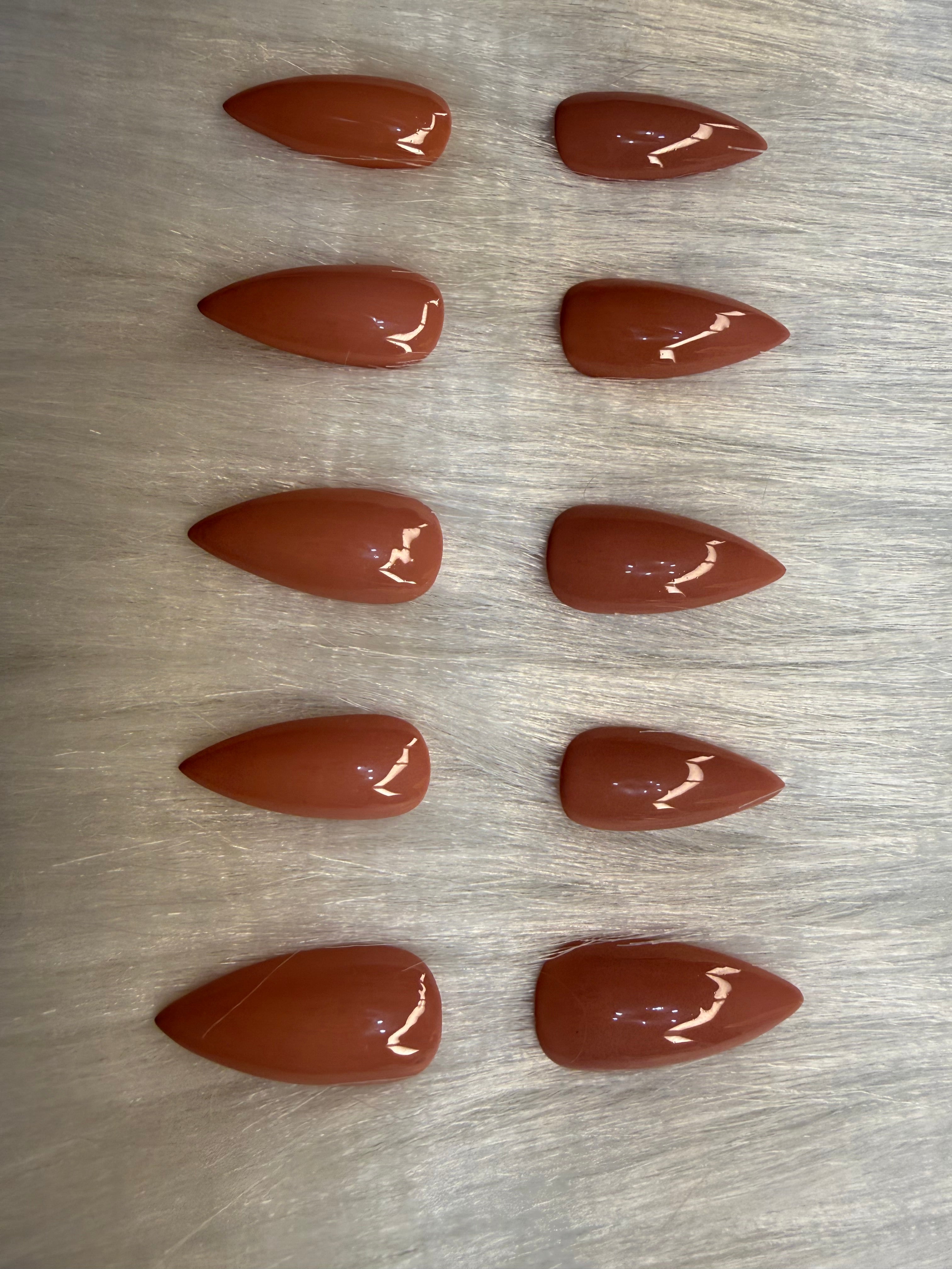 Rosina Élancée™ Warm Rosy Beige Gel Nails | Luxury Neutral Aprés Press-Ons