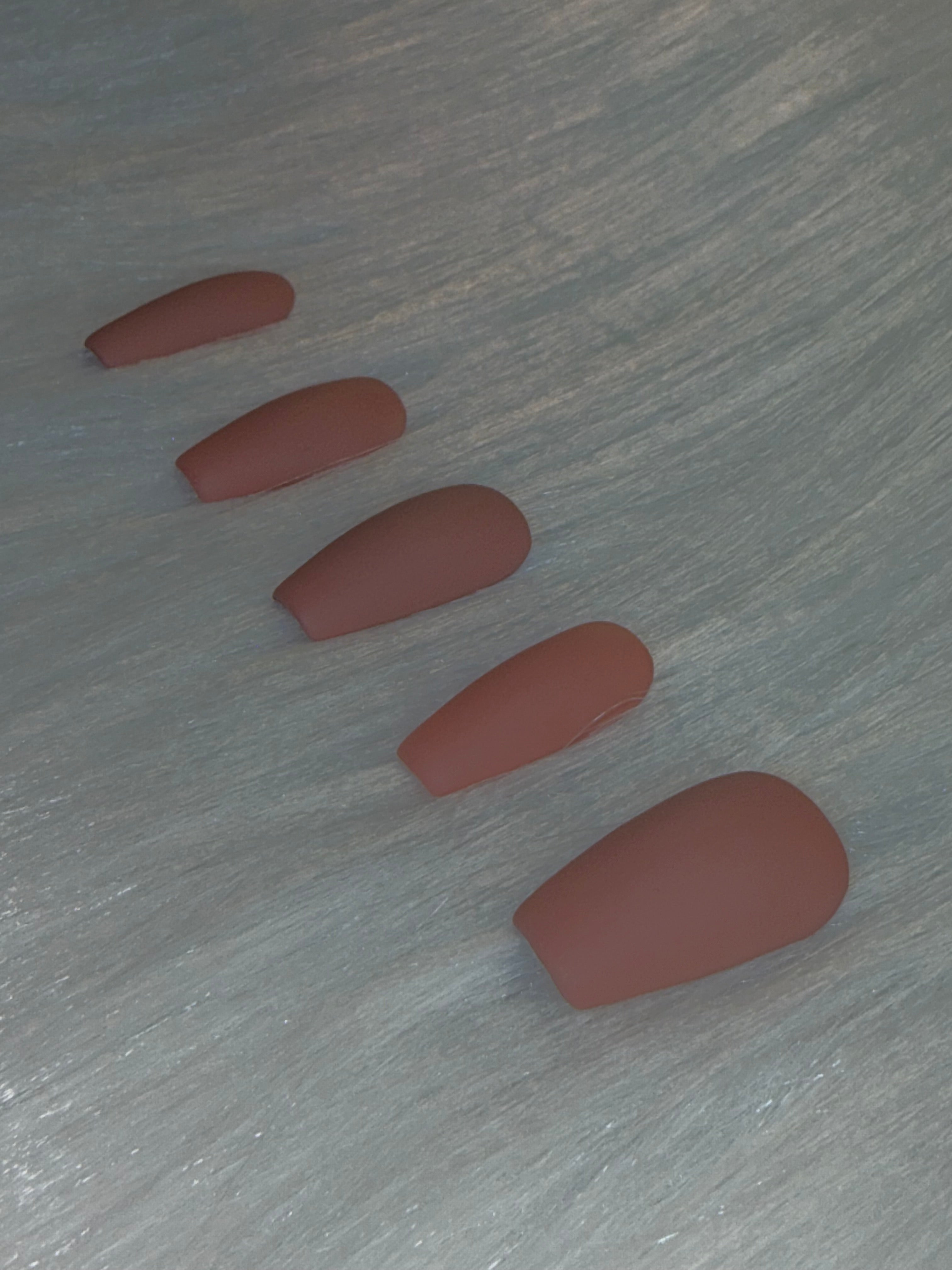 Rosina Élancée™ Warm Rosy Beige Gel Nails | Luxury Neutral Aprés Press-Ons