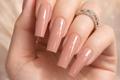 Rosina Élancée™ Warm Rosy Beige Gel Nails | Luxury Neutral Aprés Press-Ons