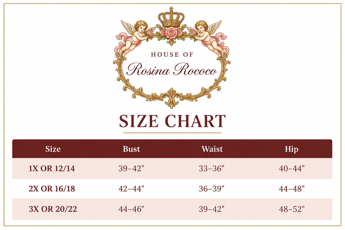 Odalys glitter wrap peplum top size chart – plus size measurements